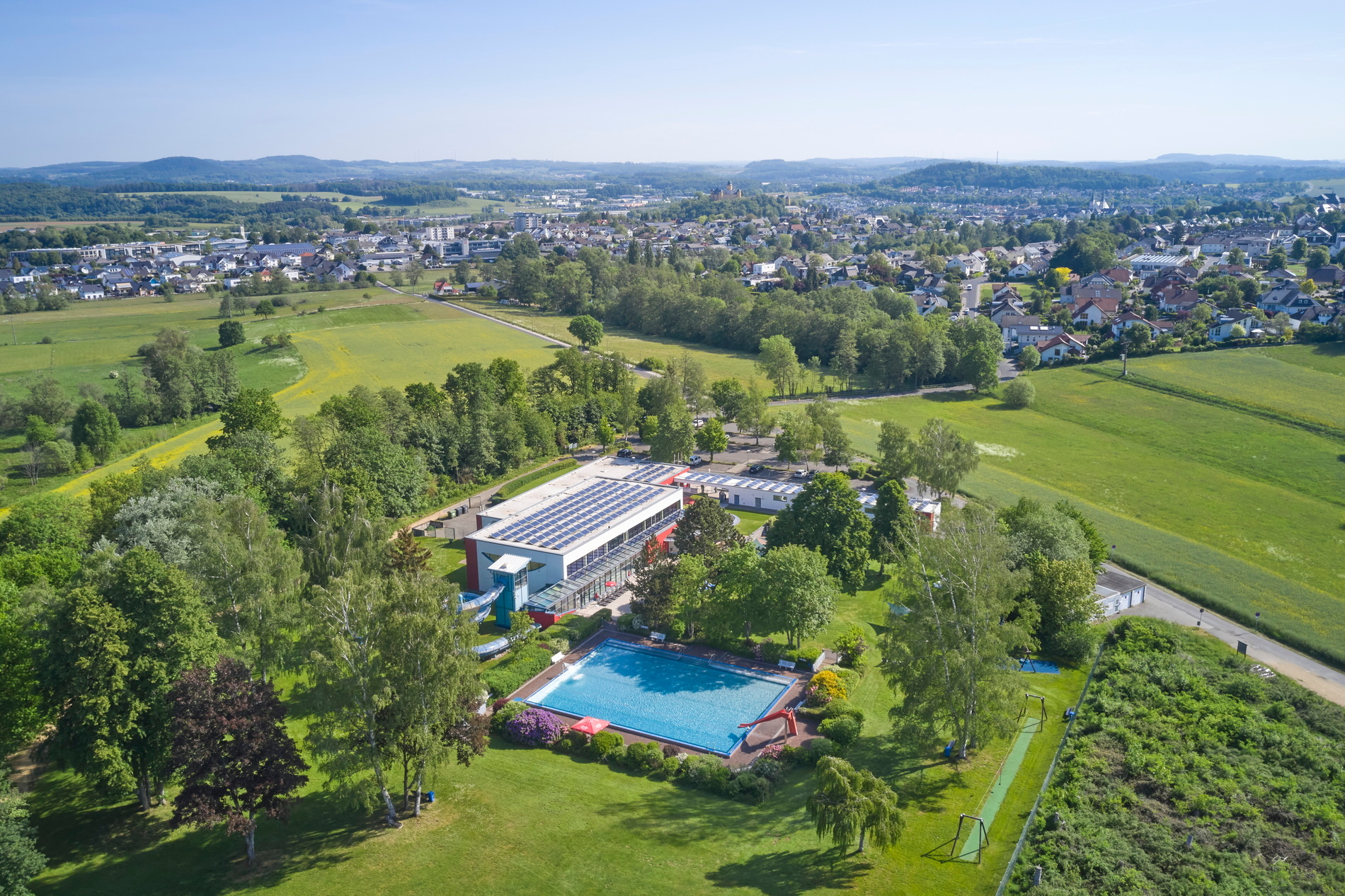 Luftbild Mons-Tabor-Bad